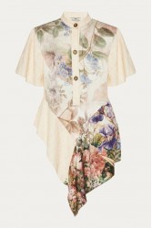 NIDODILEDA Wind Shirt Φλοράλ Πουκάμισο