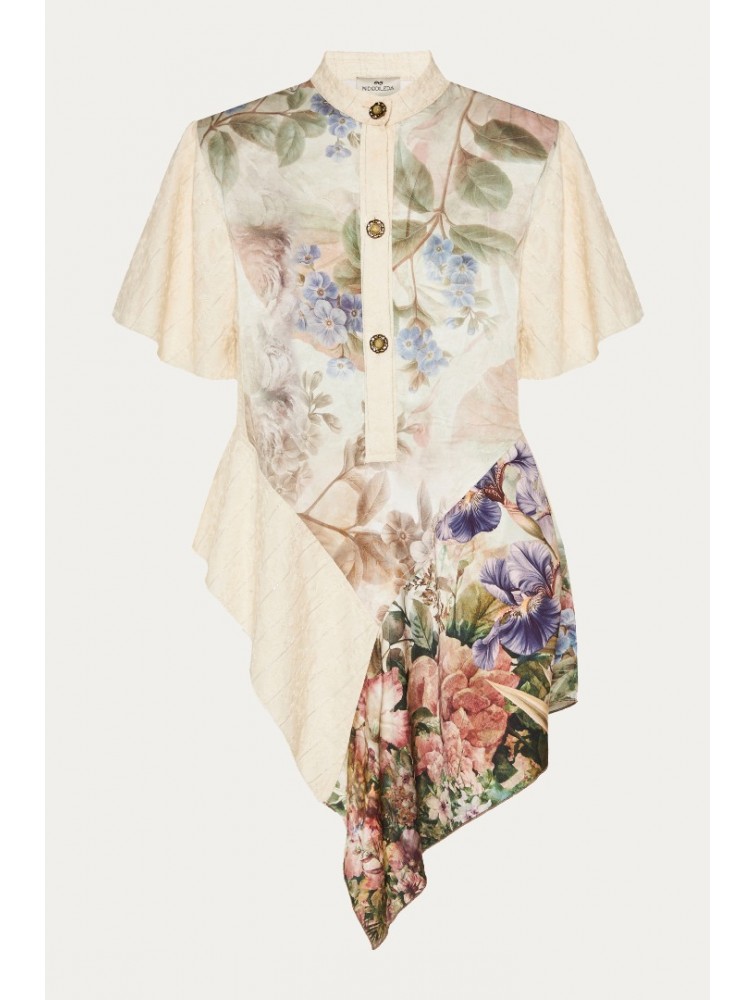 NIDODILEDA Wind Shirt Φλοράλ Πουκάμισο