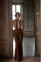 NIDODILEDA Zane Flares Chenille Sequined