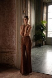 NIDODILEDA Zane Flares Chenille Sequined