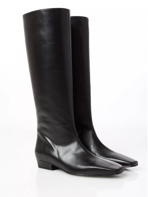 OVYE' by CRISTINA LUCCHI Μαύρη Δερμάτινη Γυναικεία Μπότα