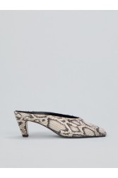 OVYE' by CRISTINA LUCCHI Python Print Leather Mules