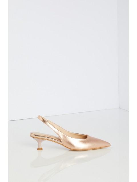 OVYE' by CRISTINA LUCCHI Rose gold slingback women's heels