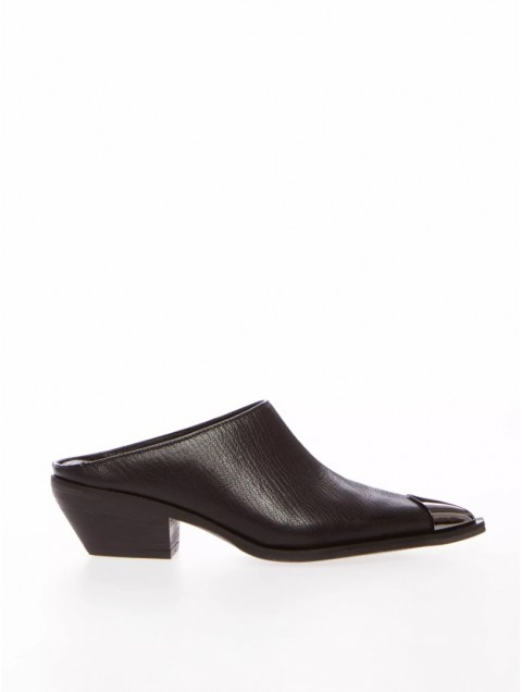 OVYE' by CRISTINA LUCCHI Leather Cowboy Mules