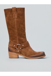 OVYE' by CRISTINA LUCCHI Suede Cowboy Boot Taba