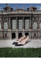 OVYE' by CRISTINA LUCCHI Μπεζ Μαύρο γυναικείες γόβες με αγκράφα