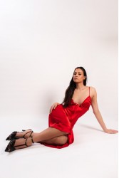 PANTERA SIREN Moulin Rouge Black Δερμάτινες Μαύρες Γυναικείες Γόβες