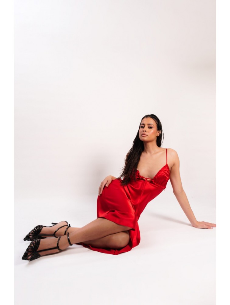 PANTERA SIREN Moulin Rouge Black Δερμάτινες Μαύρες Γυναικείες Γόβες