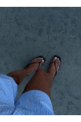 PANTERA SIREN Wish We Could Δερμάτινα Καφέ Γυναικεία Mules