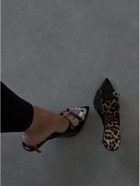 PANTERA SIREN Born to Be Unforgettable Black Mules