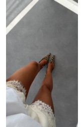 PANTERA SIREN Leopard Bomb Λεοπάρ Slingback Γόβες