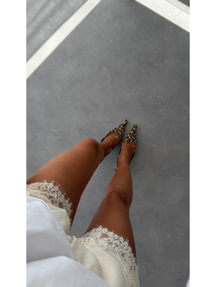 PANTERA SIREN Leopard Bomb Λεοπάρ Slingback Γόβες