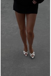 PANTERA SIREN Sweet Escape Ivory Mules