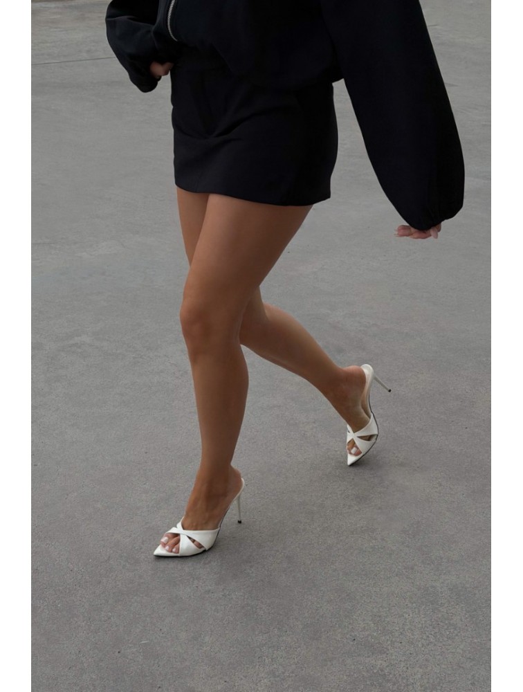 PANTERA SIREN Sweet Escape Ivory Mules