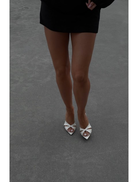 PANTERA SIREN Sweet Escape Ivory Mules