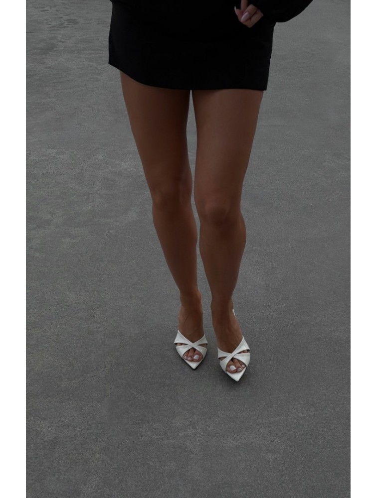 PANTERA SIREN Sweet Escape Ivory Mules