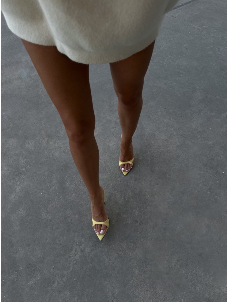 PANTERA SIREN Portofino Δερμάτινα Μπανανί Γυναικεία Mules