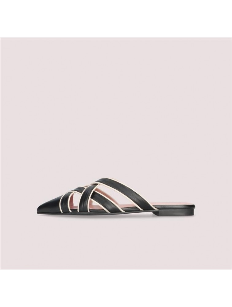 PRETTY BALLERINAS Horma Black Leather Women's Ballerinas