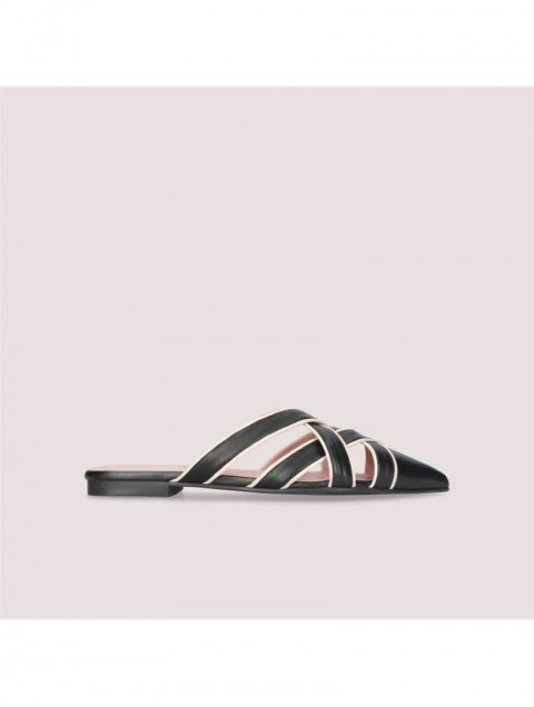 PRETTY BALLERINAS Horma Black Leather Women's Ballerinas