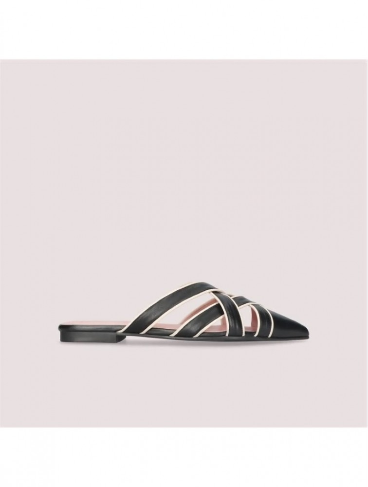 PRETTY BALLERINAS Horma Black Leather Women's Ballerinas