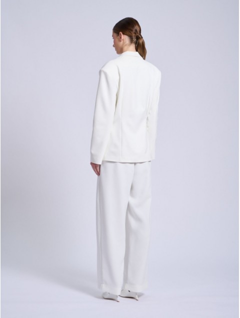 PROJECT SOMA Cevennes Off White Pants Εκρού Παντελόνι