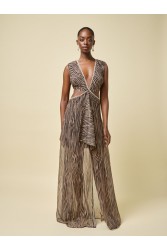 PROJECT SOMA Foxglove Dress Μάξι Φόρεμα με Κοψίματα