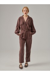 PROJECT SOMA Liber Overall brown Καφέ ολόσωμη φόρμα