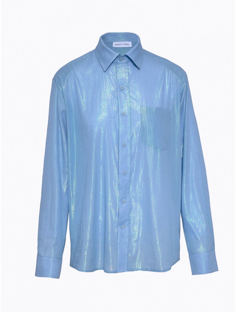PROJECT SOMA Visio Shirt Μπλε πουκάμισο