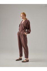 PROJECT SOMA Liber Overall brown Καφέ ολόσωμη φόρμα