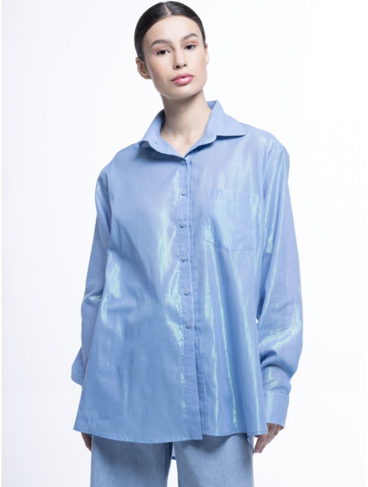 PROJECT SOMA Visio Shirt Μπλε πουκάμισο