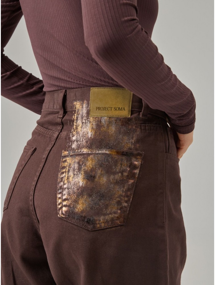 PROJECT SOMA Sol Jeans Brown Καφέ τζιν