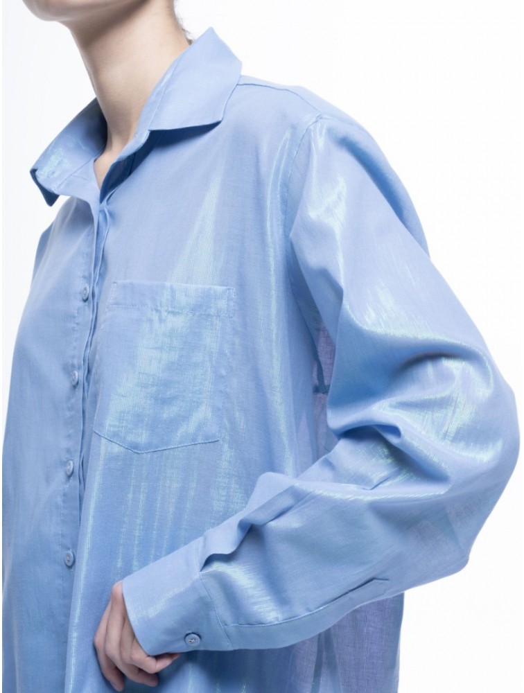 PROJECT SOMA Visio Shirt Μπλε πουκάμισο