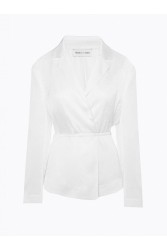 PROJECT SOMA Mazu Kimono Blazer White Λευκό Κιμονό Μπλέιζερ