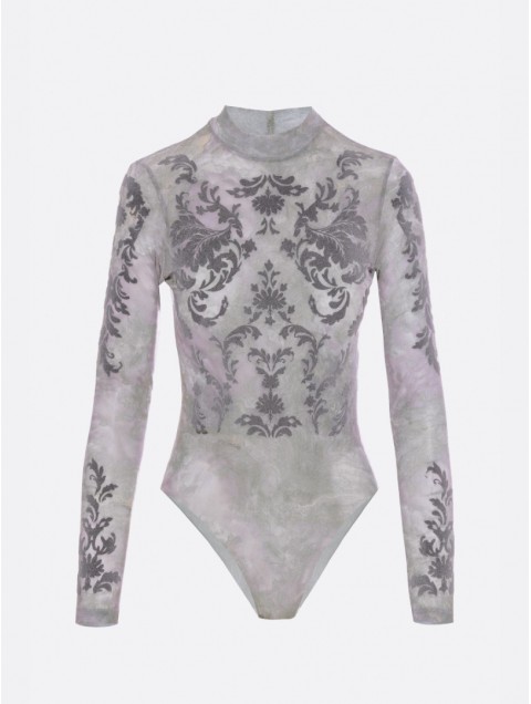 PROJECT SOMA Bauxita Grey Bodysuit Γκρι Κορμάκι