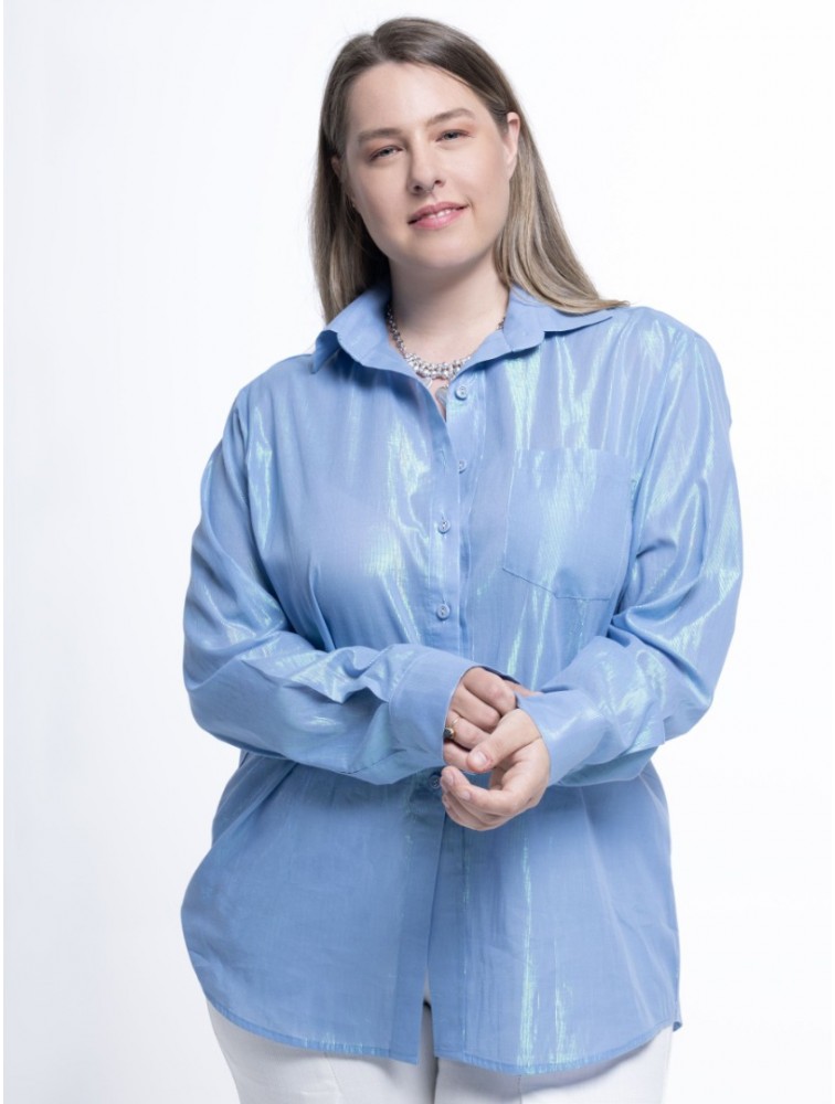 PROJECT SOMA Visio Shirt Μπλε πουκάμισο