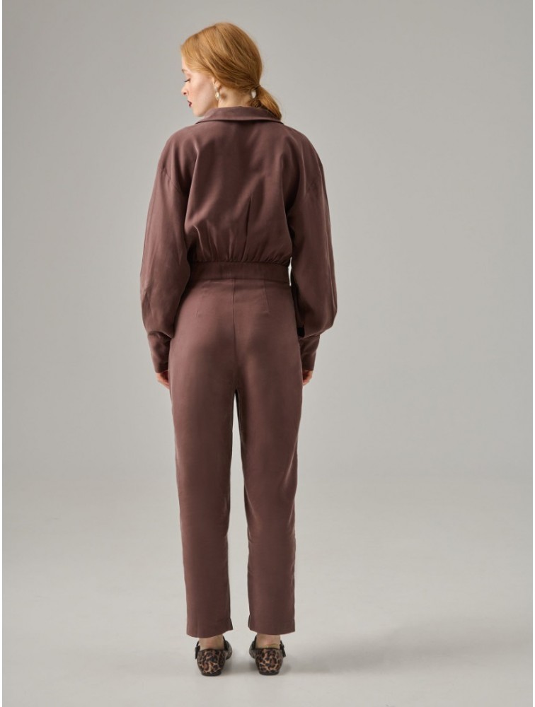 PROJECT SOMA Liber Overall brown Καφέ ολόσωμη φόρμα
