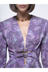 PROJECT SOMA Catanzia Blazer Dress Φλοράλ Φόρεμα