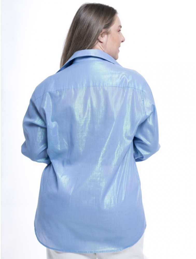 PROJECT SOMA Visio Shirt Μπλε πουκάμισο