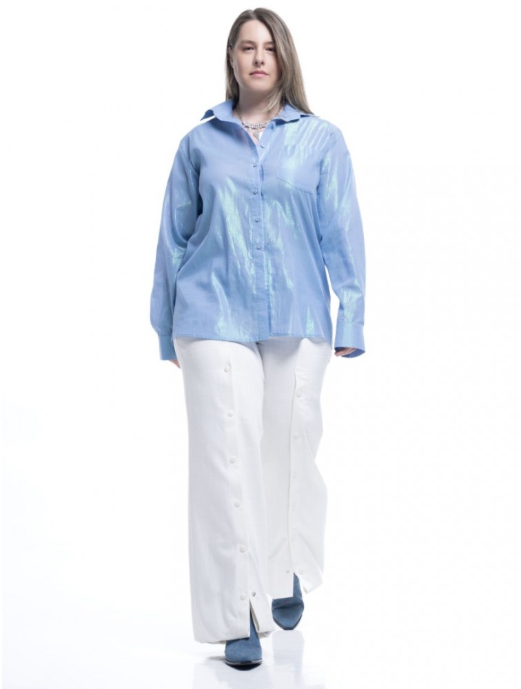 PROJECT SOMA Visio Shirt Μπλε πουκάμισο