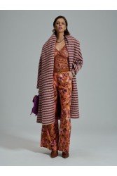 PROJECT SOMA Beatrice Pants Εμπριμέ Πορτοκαλί Παντελόνι