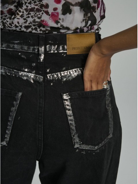 PROJECT SOMA Brook Black Jeans Μαύρο Τζιν