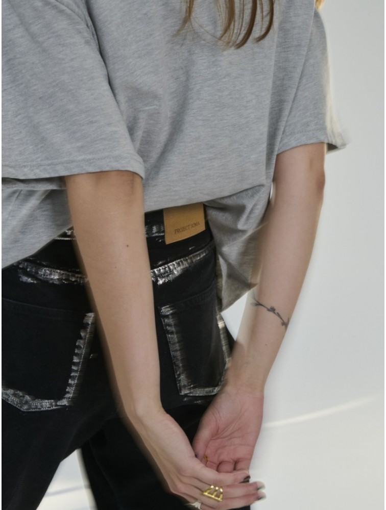 PROJECT SOMA Brook Black Jeans Μαύρο Τζιν