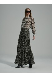 PROJECT SOMA Fiorella Skirt Μαύρη Μάξι Φούστα