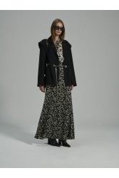 PROJECT SOMA Fiorella Skirt Μαύρη Μάξι Φούστα