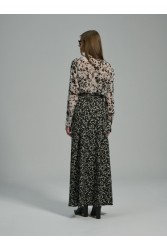 PROJECT SOMA Fiorella Skirt Μαύρη Μάξι Φούστα