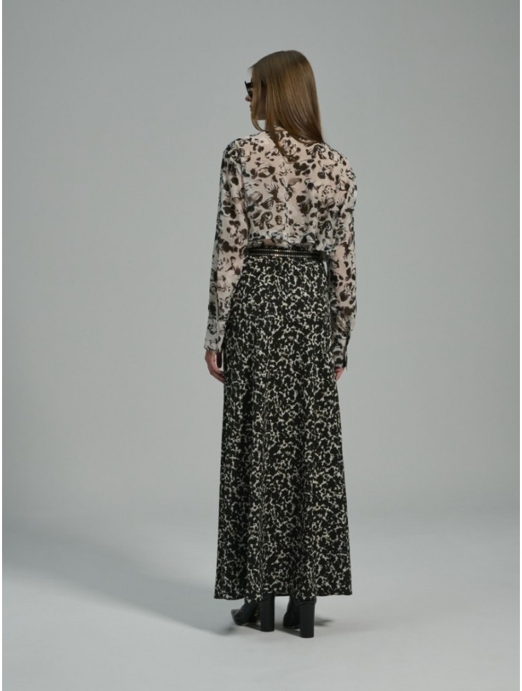 PROJECT SOMA Fiorella Skirt Μαύρη Μάξι Φούστα