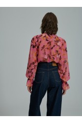 PROJECT SOMA Giada Top Ροζ Φλοράλ Τοπ