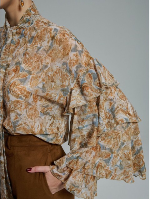 PROJECT SOMA Laura Beige Top Μπεζ Τοπ