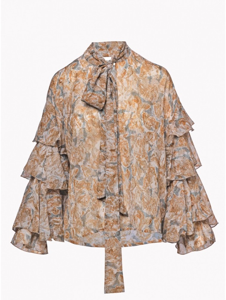 PROJECT SOMA Laura Beige Top Μπεζ Τοπ