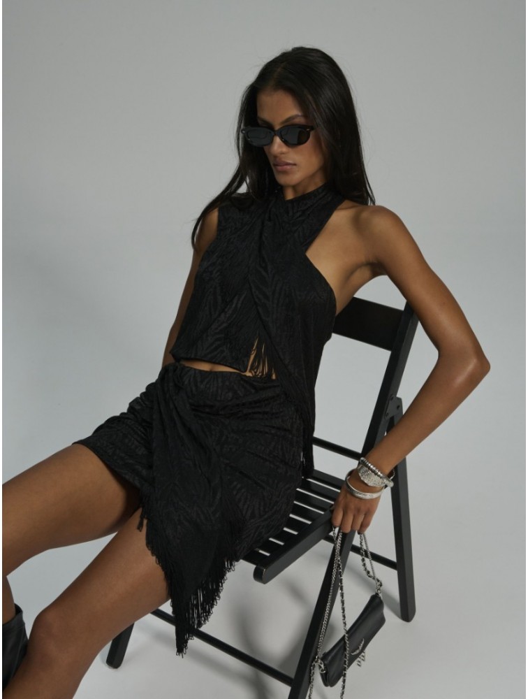 PROJECT SOMA Letizia Skirt Μαύρη Φούστα